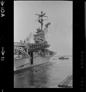 Gemini 9 arrives at South Boston Naval Annex on the U. S. S. Wasp