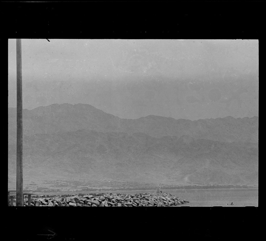 View of Midian Mountains from Eilat, Israel