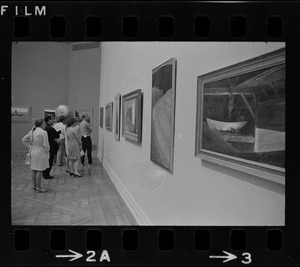 Andrew Wyeth exhibition, Museum of Fine Arts, Boston