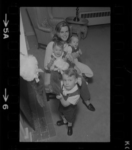 Maureen Cronin Hayward, Joe Cronin's daughter, with three children
