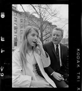 TV personality George Gobel with daughter Leslie