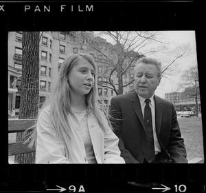 TV personality George Gobel with daughter Leslie