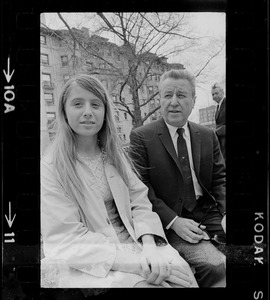 TV personality George Gobel with daughter Leslie