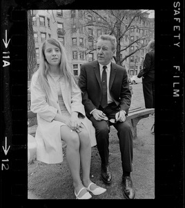 TV personality George Gobel with daughter Leslie