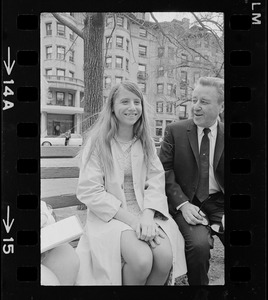 TV personality George Gobel with daughter Leslie