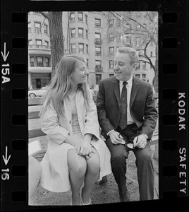 TV personality George Gobel with daughter Leslie