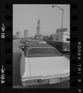 Traffic on Interstate 93, Boston