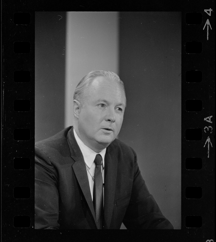 Boston Mayor John Collins during Democratic Senate primary debate Digital Commonwealth