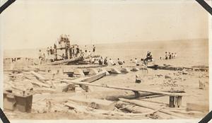 U.S. Marines at the "ship yard swimming hole" at U.S. Marine base Quantico, VA