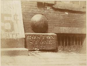 Boston stone, Marshall St.