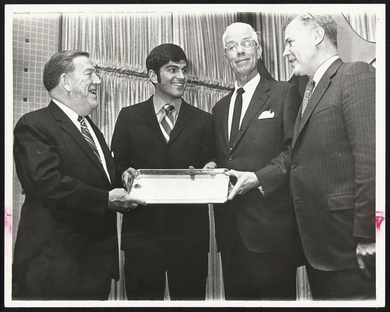 Tim Sheehy of BC receives award as Outstanding American Hockey Player ...