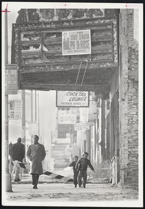 Two Newark children, perhaps not even born when a riot swept this block
