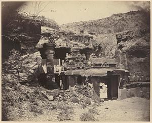 Indra Sabha Jain Cave Temple, Cave 32, Ellora Caves, India