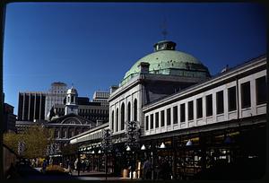 Quincy Market, Faneuil Hall in background, Boston