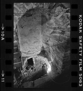 Old fireplace uncovered in Grog