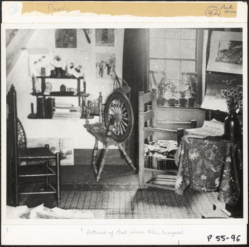 Peak House interior (artist John J. Francis occupancy)