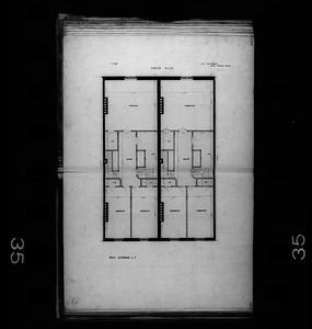 Fifth story plan drawing of 113-115 Beacon Street, Boston, Massachusetts