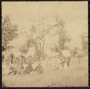 Camp in Monument Garden, Chattanooga