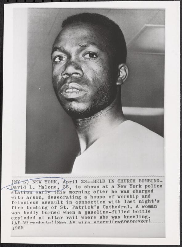 Held in church bombing