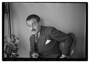 Pops Arthur Fiedler at home