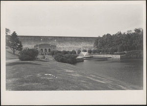 Wachusett Dam and grounds, Lower Gatehouse, Clinton, Mass., Sept. 17, 1941