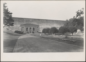 Wachusett Dam and grounds, Lower Gatehouse, Clinton, Mass., Sept. 17, 1941