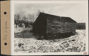 Albert Simard, barn, Pelham, Mass., March 8, 1928