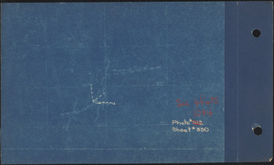 Sketch showing camera location and direction of view of Quabbin Lake, looking north from highway, Greenwich, Mass., Sep. 10, 1929