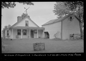 William Fitzpatrick, house and barn, Hardwick, Mass., May 26, 1938