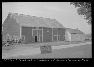 William Fitzpatrick, barn, Hardwick, Mass., May 26, 1938