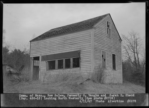 Commonwealth of Massachusetts, formerly G. Vaughn and Sarah K. Shedd, looking northwesterly, New Salem, Mass., Apr. 11, 1947