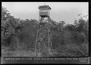 Spotting Tower No. T-615, Target Area No. 2, Petersham, Mass., Oct. 24, 1949
