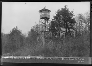 Spotting Tower No. T-627, Target Area No. 4, Ware, Mass., Dec. 20, 1949