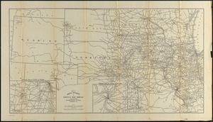 Map sixth division railway mail service