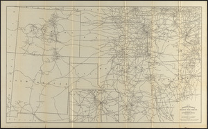 Map seventh division railway mail service