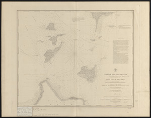 Kelley's and Bass Islands showing the harbors of refuge in their vicinity being an extract from the survey of the west end of Lake Erie made under the direction of the Bureau of Topographical Engineers, War Department in obedience to acts of Congress requiring the survey of the northern and northwestern lakes