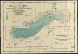 Hydrographic map of Green Lake, Wisconsin
