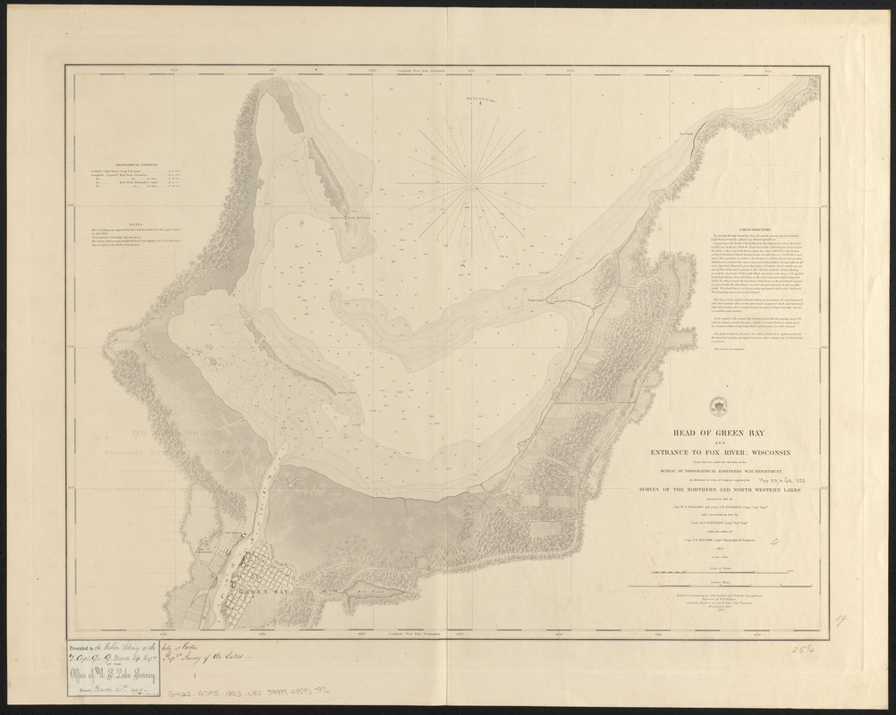 Head of Green Bay and entrance to Fox River, Wisconsin