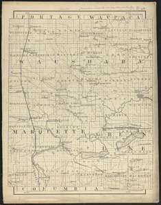 Waushara, Marquette, and Green Lake Counties, Wis.