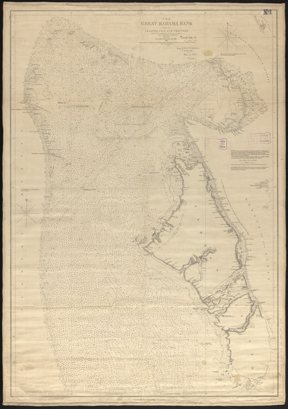 The Great Bahama Bank with its islands cays and channels