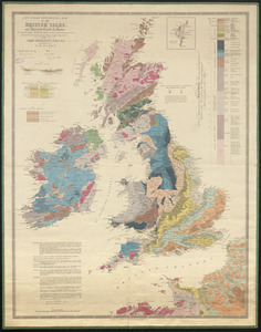 New index geological map of the British Isles, and adjacent coast of France constructed from published documents, communications of eminent geologists, and personal investigation