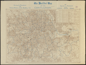 The Builder map of the county of London