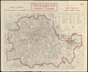The Builder map of the county of London