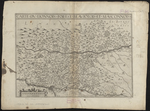 Carte du Lionnois, Forest, Beauiolois et Masconnois