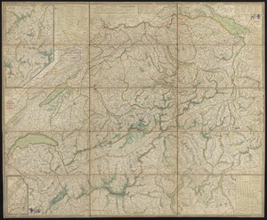 Original von Keller's zweiter reisekarte der Schweiz