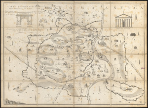 Carta topografica dell'antichità di Roma