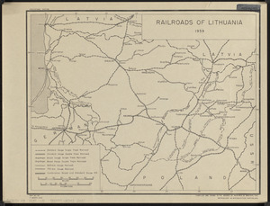 Railroads of Lithuania, 1939