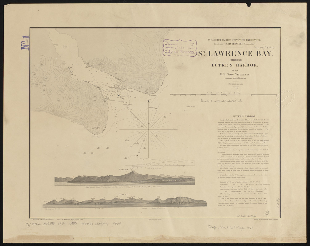 St. Lawrence Bay showing Lutke's Harbor