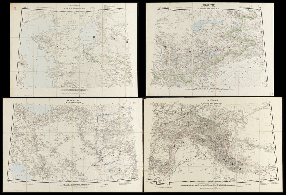 Turkestan and the countries between the British and the Russian dominions in Asia