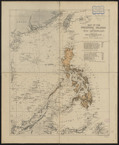 Map of the Philippine Islands and Sulu Archipelago